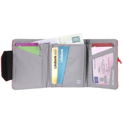 Lifeventure RFID Tri-Fold Πορτοφόλι Καρτών Από Ανακυκλώσιμα Υλικά (Rasberry) | LIFEVENTURE Hi-Tech Πορτοφόλια στο smart-tech.gr